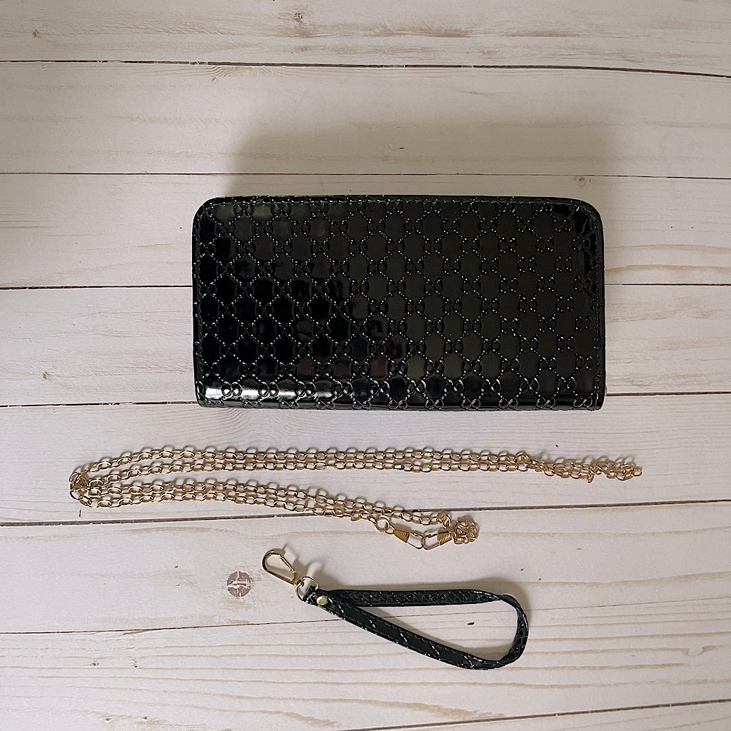 Black Wallet Black Clutch